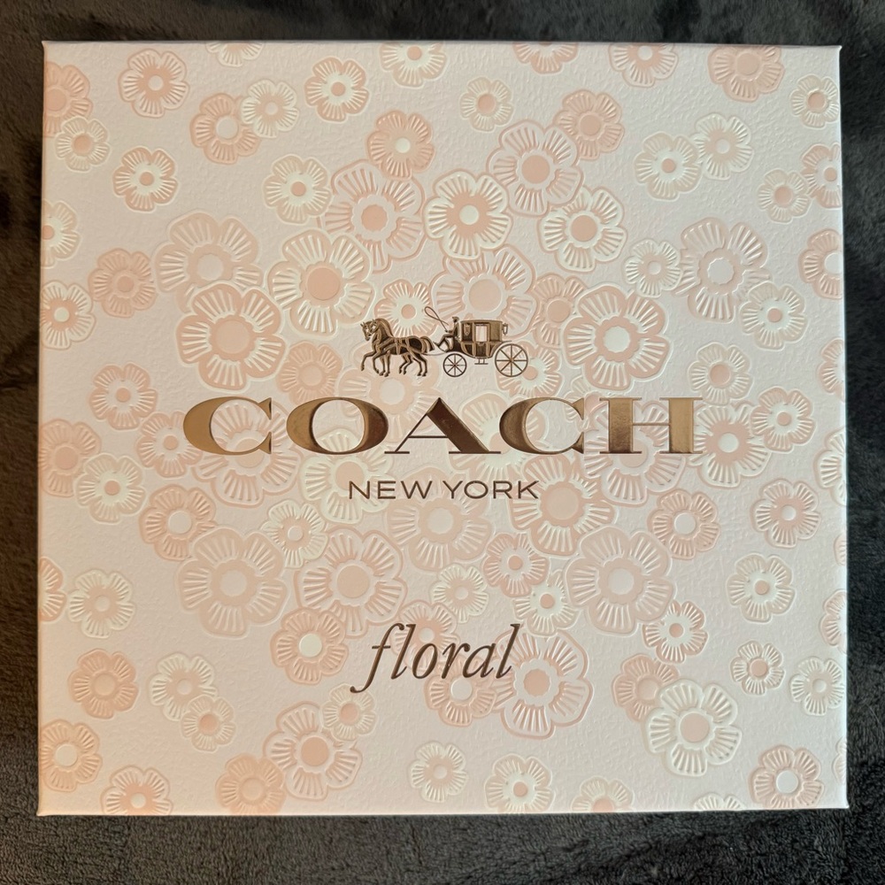 Coach Pink Floral Box